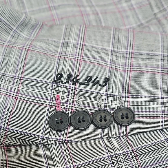 Moods of Norway Preppy Academia Blazer with Subtle Plaid Pattern